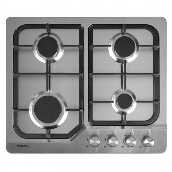 Варочная панель газовая YOUQ YQHG 60400XC02 IX Варочная панель газовая YOUQ YQHG 60400XC02 IX